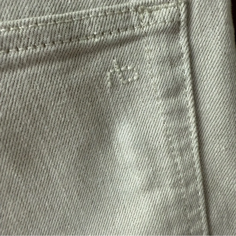 Rag & Bone Fit Slim 2 Ecru Denim Button Fly Jeans